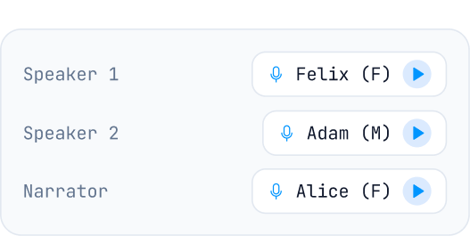 Assign voices
